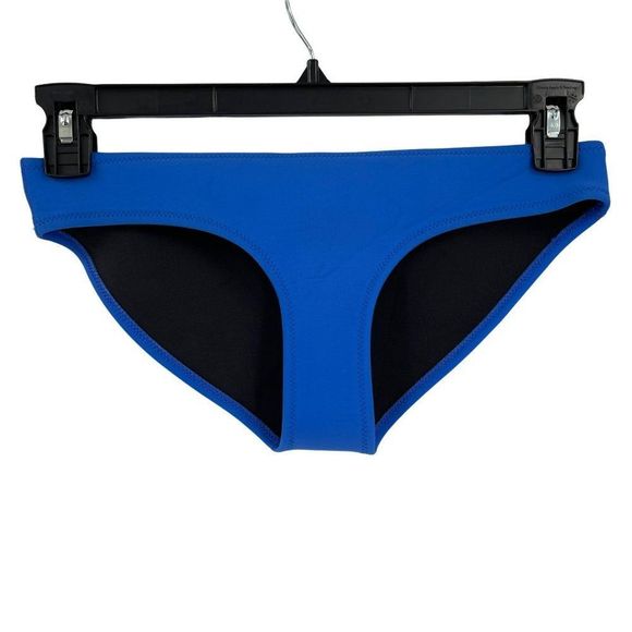 Triangl Ollie Penny Wanderlust Mesh Overlay Neoprene Bikini Blue Black Small - Picture 7 of 10